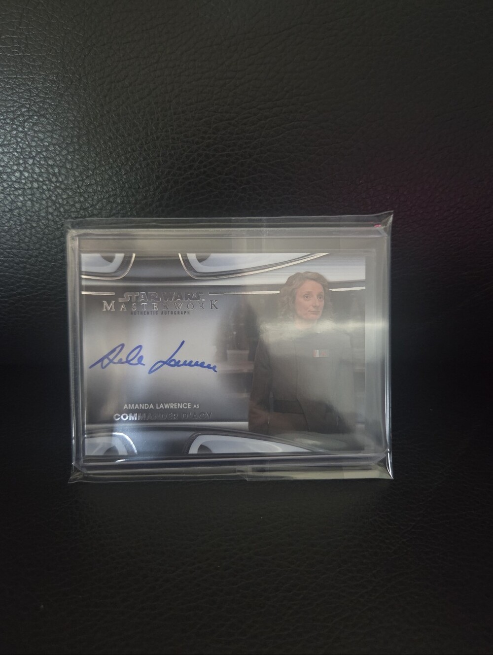 2021 Topps Star Wars Masterwork Amanda Lawrence Commander D'Acy Autograph Card